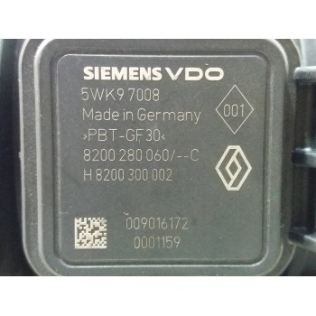 Recambio de caudalimetro para renault megane ii berlina 5p confort expression referencia OEM IAM 5WK97008 8200280060 