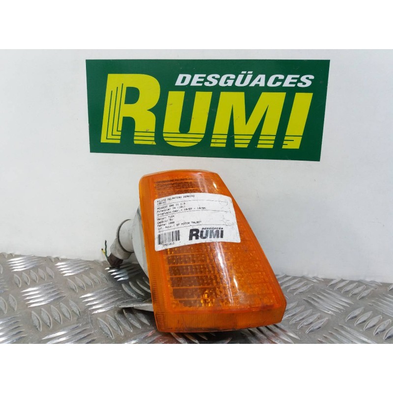 Recambio de piloto delantero derecho para peugeot 205 berlina 1.1 mito referencia OEM IAM   