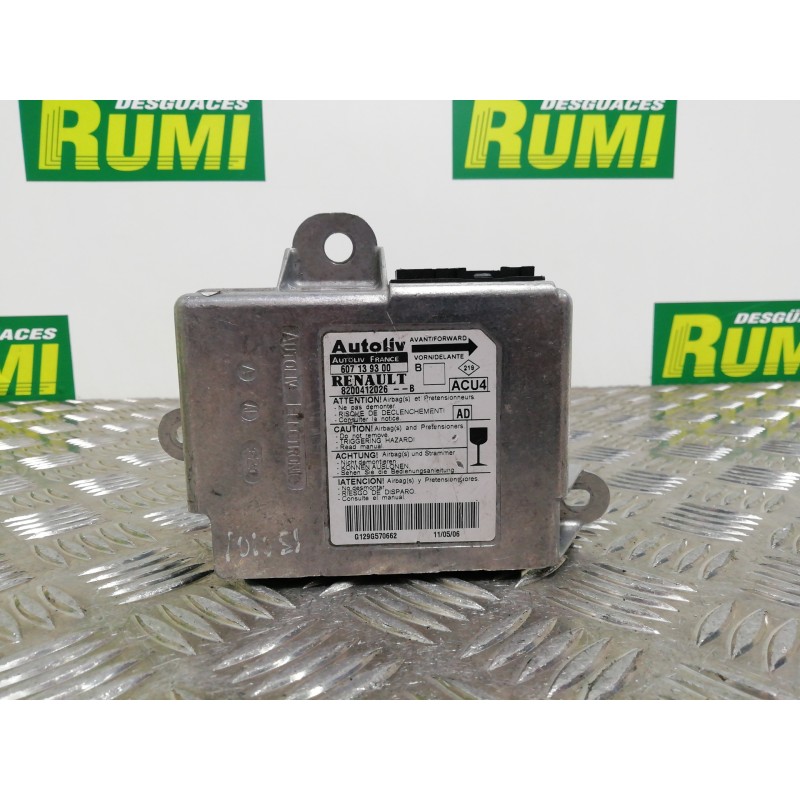 Recambio de centralita airbag para renault megane ii berlina 5p authentique referencia OEM IAM 8200412026B 607139300 