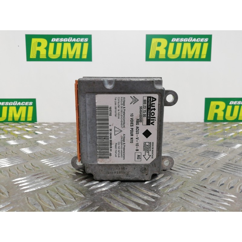 Recambio de centralita airbag para citroën xsara berlina 2.0 hdi 66kw premier referencia OEM IAM 9646469080 600237500 