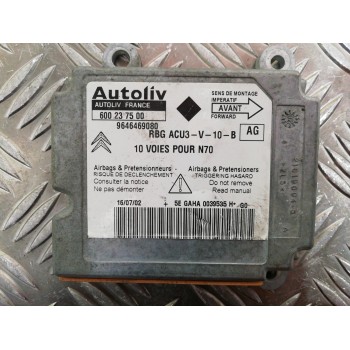 Recambio de centralita airbag para citroën xsara berlina 2.0 hdi 66kw premier referencia OEM IAM 9646469080 600237500 