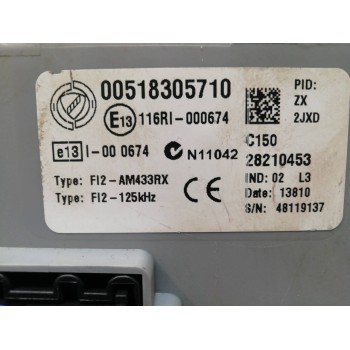 Recambio de caja reles / fusibles para fiat 500 cabrio (150) bydiesel referencia OEM IAM 00518305710 116RI000674 28210453 , AM43