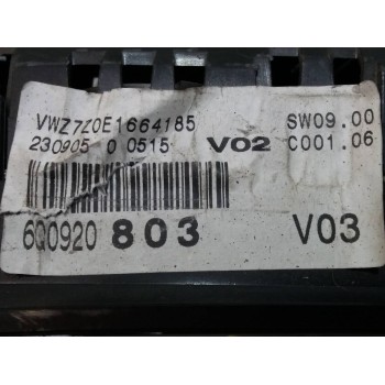 Recambio de cuadro instrumentos para volkswagen polo (9n1) highline referencia OEM IAM 6Q0920803 110080320009A 