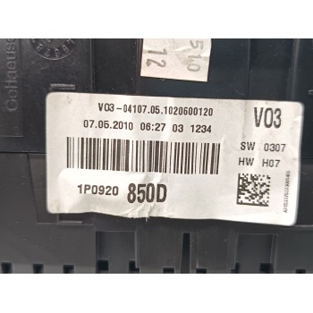 Recambio de cuadro instrumentos para seat leon (1p1) reference referencia OEM IAM 1P0920850D  