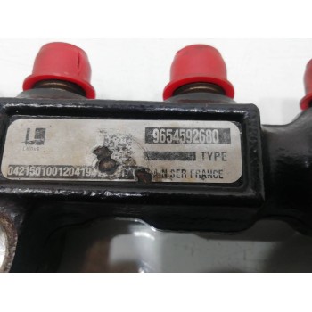 Recambio de rampa inyectora para citroën berlingo 1.6 hdi 75 sx familiar referencia OEM IAM 9654592680  