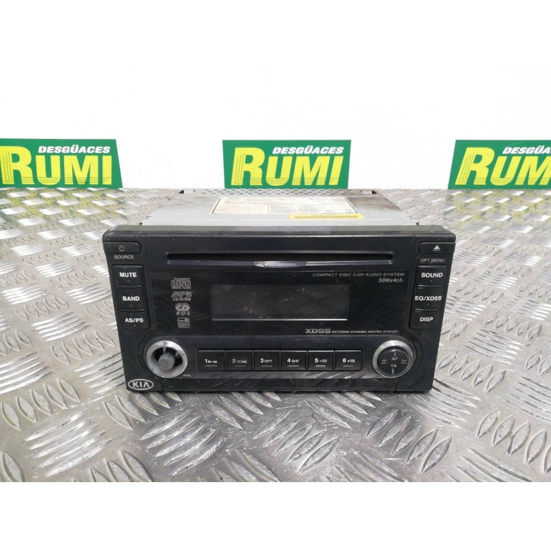 Recambio de sistema audio / radio cd para kia rio 1.5 crdi ex1 referencia OEM IAM 10R023312 3850RCM121E 