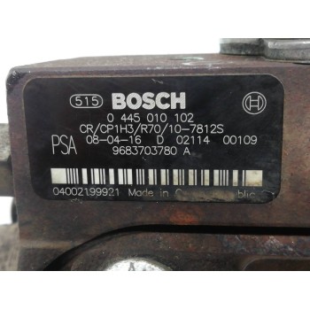 Recambio de bomba inyeccion para citroën berlingo 1.6 hdi 75 sx familiar referencia OEM IAM 9683703780  