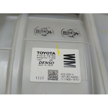 Recambio de calefaccion entera normal para toyota rav 4 advance hybrid referencia OEM IAM 8705042600  