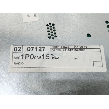 Recambio de sistema audio / radio cd para seat leon (1p1) reference referencia OEM IAM 1P0035153D  