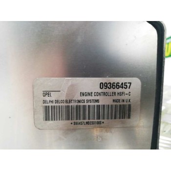 Recambio de centralita motor uce para opel astra g berlina comfort referencia OEM IAM 09366457 866457LM3233100S 