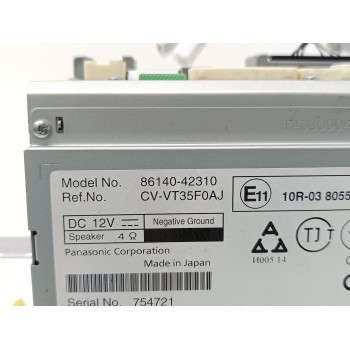 Recambio de pantalla multifuncion para toyota rav 4 advance hybrid referencia OEM IAM 8614042310  