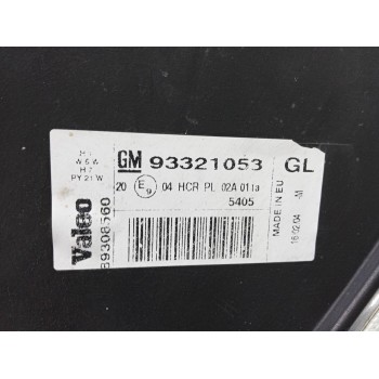 Recambio de faro derecho para opel meriva blue line referencia OEM IAM 93321053  