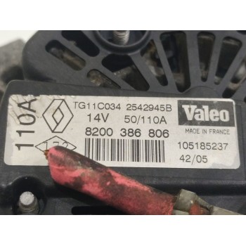 Recambio de alternador para renault megane ii berlina 5p authentique referencia OEM IAM 8200386806  