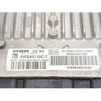 Recambio de centralita motor uce para citroën c3 1.4 hdi premier referencia OEM IAM 9653447480  