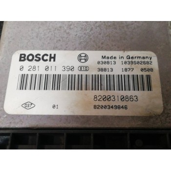 Recambio de centralita motor uce para renault scenic ii confort authentique referencia OEM IAM 0281011390 8200310863 8200349846