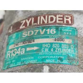 Recambio de compresor aire acondicionado para seat toledo (1l) magnus referencia OEM IAM 1H0820803D  