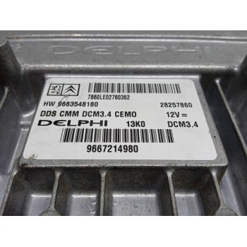 Recambio de centralita motor uce para citroën c5 station wagon exclusive referencia OEM IAM 9667214980  