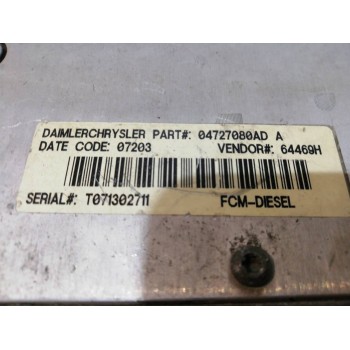 Recambio de centralita check control para chrysler voyager (rg) 2.5 crd executive referencia OEM IAM 04727080AD  