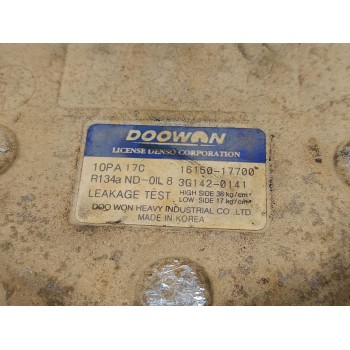 Recambio de compresor aire acondicionado para kia sorento 2.5 crdi vgt ex1 referencia OEM IAM 1615017700  