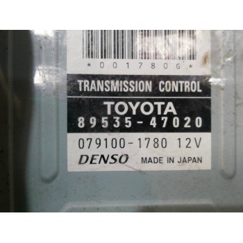 Recambio de centralita cambio automatico para toyota prius (nhw20) basis referencia OEM IAM 8953547020 0791001780 