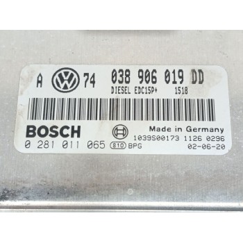Recambio de centralita motor uce para volkswagen golf iv berlina (1j1) conceptline referencia OEM IAM 0281011065  