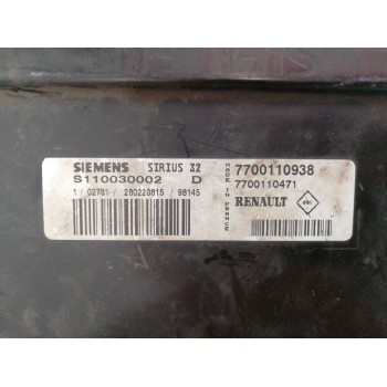 Recambio de centralita motor uce para renault laguna (b56) 1.6 16v rt referencia OEM IAM 7700110938 S110030002D 