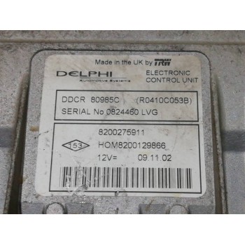 Recambio de centralita motor uce para nissan almera (n16/e) line up referencia OEM IAM 8200129866 0824460, R0410C053B 