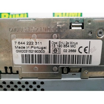 Recambio de sistema audio / radio cd para opel corsa c blue line referencia OEM IAM 13190854MC 7644222311 