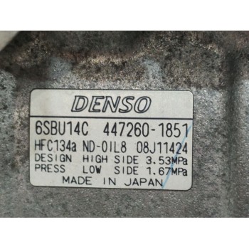 Recambio de compresor aire acondicionado para bmw serie 1 berlina (e81/e87) 118d referencia OEM IAM 4472601851  