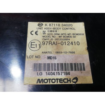 Recambio de modulo electronico para ssangyong korando limited 4x2 referencia OEM IAM K8711034020 97RAI012410 0853127830 , 2012DJ