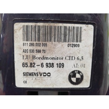 Recambio de pantalla multifuncion para bmw serie 5 berlina (e60) 530d referencia OEM IAM A2C53061375 A2C53004359 65826938109