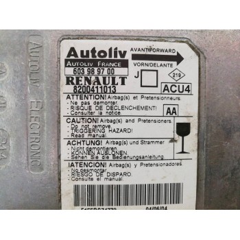 Recambio de centralita airbag para renault scenic ii confort authentique referencia OEM IAM 8200411013 603989700 