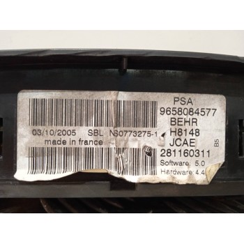 Recambio de mando climatizador para citroën c4 berlina collection referencia OEM IAM 9658084577 281160311, H8148 216751452 , 216