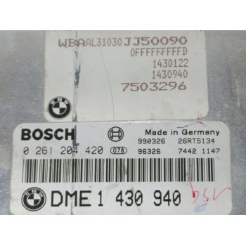 Recambio de centralita motor uce para bmw serie 3 berlina (e46) 318i referencia OEM IAM 1430940  