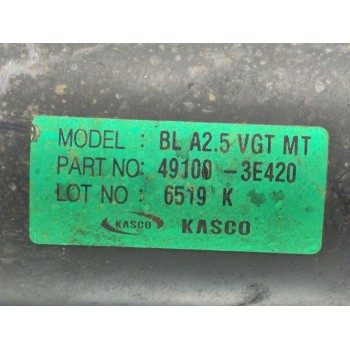 Recambio de transmision central para kia sorento 2.5 crdi concept referencia OEM IAM 491003E420  