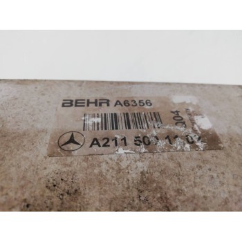 Recambio de intercooler para mercedes-benz clase e (w211) berlina e 270 cdi (211.016) referencia OEM IAM A2115001102  