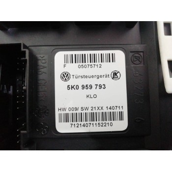 Recambio de elevalunas delantero izquierdo para volkswagen golf vi (5k1) advance referencia OEM IAM 5K1837729T 5K0959793 5K09597