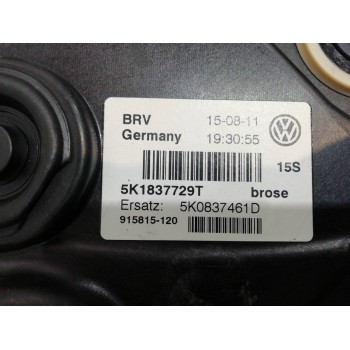 Recambio de elevalunas delantero izquierdo para volkswagen golf vi (5k1) advance referencia OEM IAM 5K1837729T 5K0959793 5K09597