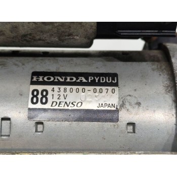 Recambio de motor arranque para honda cr-v elegance 4x2 referencia OEM IAM 4380000070  