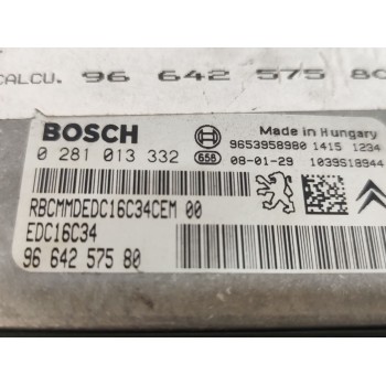 Recambio de centralita motor uce para peugeot 308 confort referencia OEM IAM 0281013332  