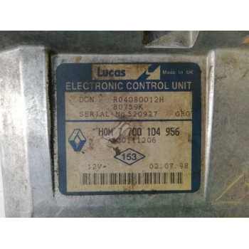 Recambio de centralita motor uce para renault kangoo (f/kc0) alize referencia OEM IAM 7700104956 7700111206 R04080012H