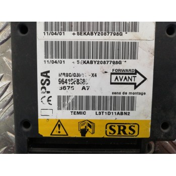 Recambio de centralita airbag para citroën c5 berlina 1.8 16v premier referencia OEM IAM 9641968380  