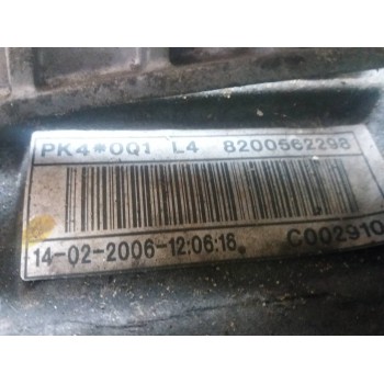 Recambio de caja cambios para renault megane ii berlina 5p confort dynamique referencia OEM IAM PK4001  