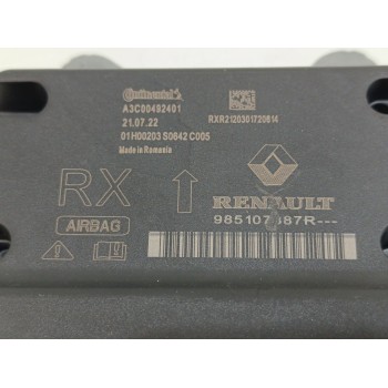 Recambio de centralita airbag para renault clio v business edition referencia OEM IAM A3C00492401  