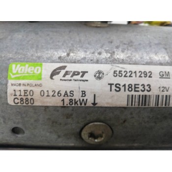 Recambio de motor arranque para opel corsa d ´´111 years´´ referencia OEM IAM 55221292  