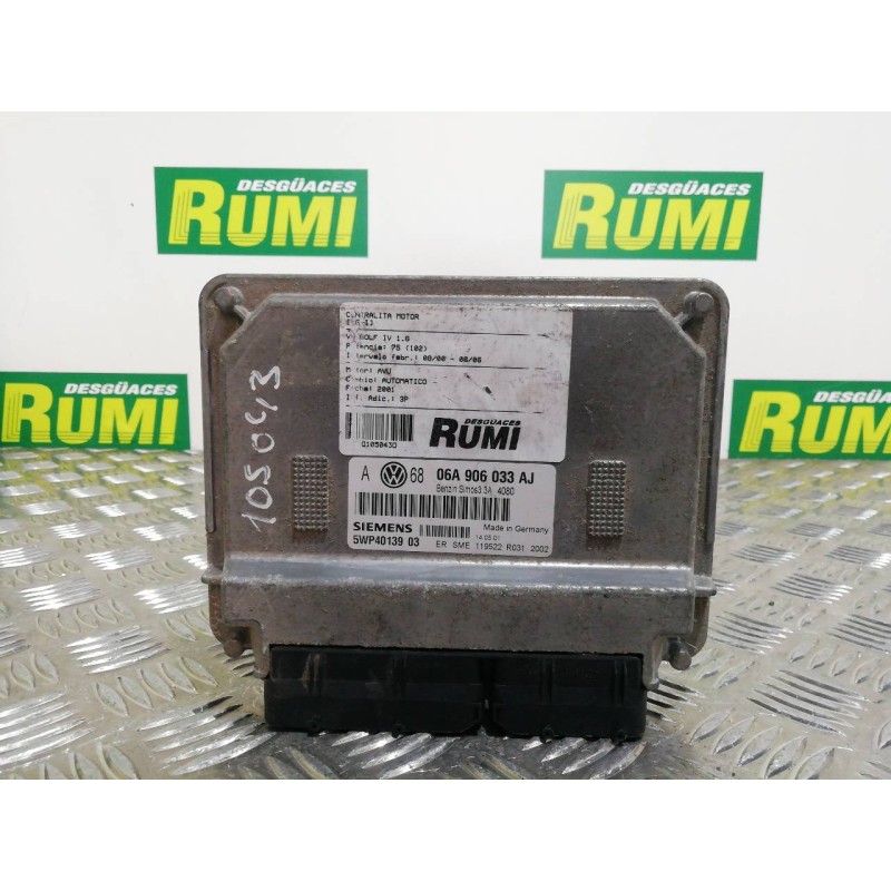 Recambio de centralita motor uce para volkswagen golf iv berlina (1j1) conceptline referencia OEM IAM 06A906033AJ 5WP4013903 