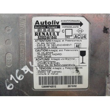 Recambio de centralita airbag para renault megane ii berlina 5p confort authentique referencia OEM IAM 8200246184E 601054000 