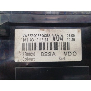 Recambio de cuadro instrumentos para volkswagen passat berlina (3b3) advance referencia OEM IAM 3B0920829A 110080198 