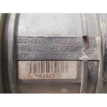 Recambio de caudalimetro para renault scenic (ja..) 1.9 dci dynamique referencia OEM IAM 5WK9620 H7700104426 7700109812