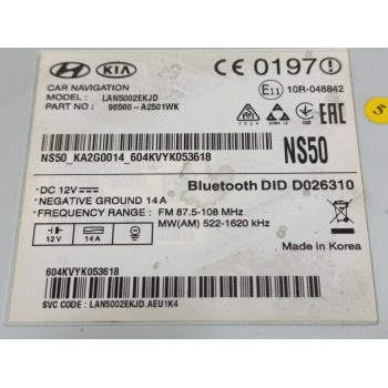 Recambio de sistema navegacion gps para kia cee´d x-tech referencia OEM IAM 96560A2501WK  